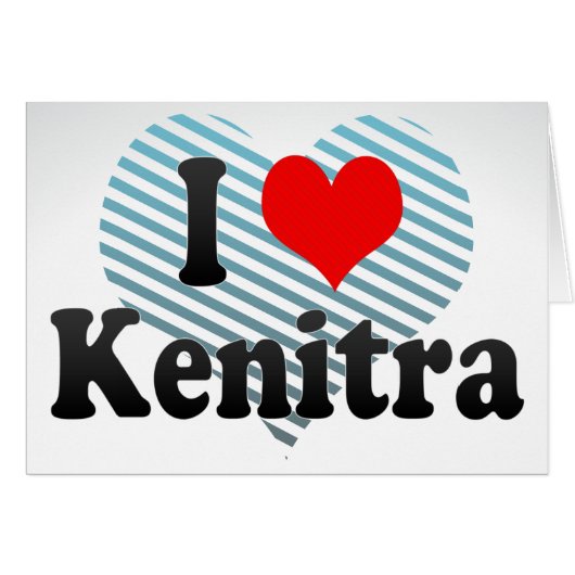 I Love Kenitra, Morocco Cards (Front Horizontal)