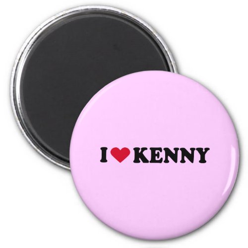 I LOVE KENNY MAGNET