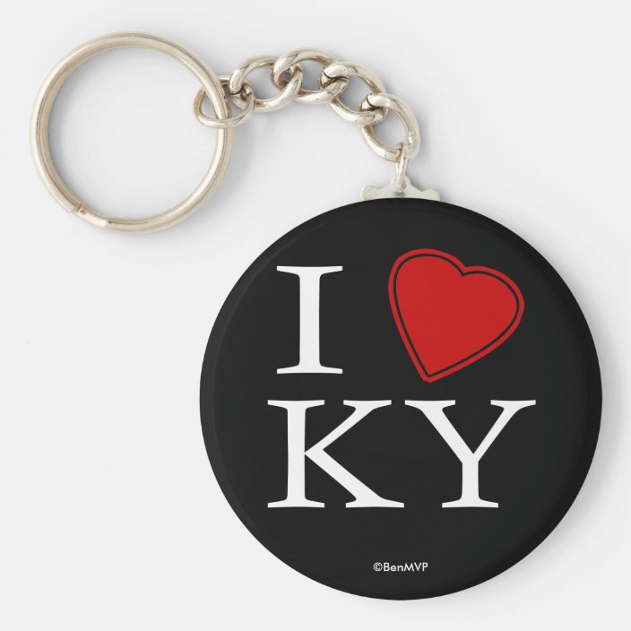 I Love Kentucky Keychain