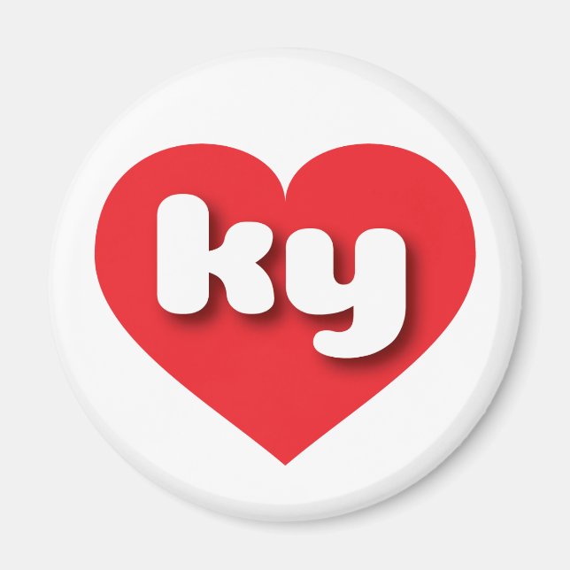 I love Kentucky - ky red heart Magnet (Front)