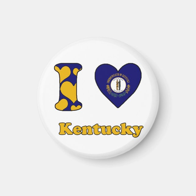 I love Kentucky Magnet (Front)