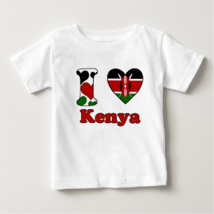 I love Kenya Baby T-Shirt