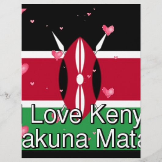 I Love ! Kenya Hakuna Matata (Front)