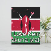 I Love ! Kenya Hakuna Matata (Standing Front)