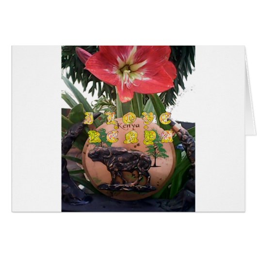 I Love kenya Hakuna Matata gifts (Front Horizontal)