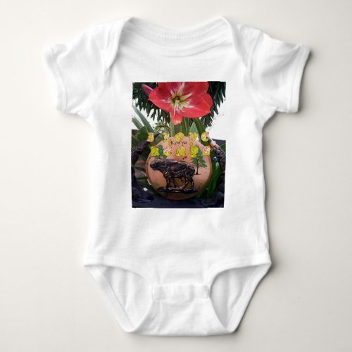 I Love kenya Hakuna Matata gifts Baby Bodysuit