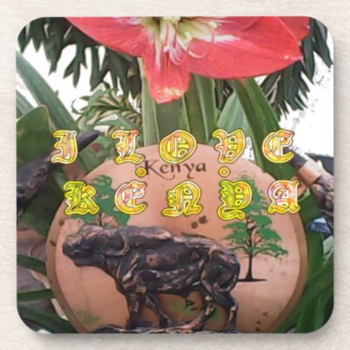 I Love kenya Hakuna Matata gifts Coaster