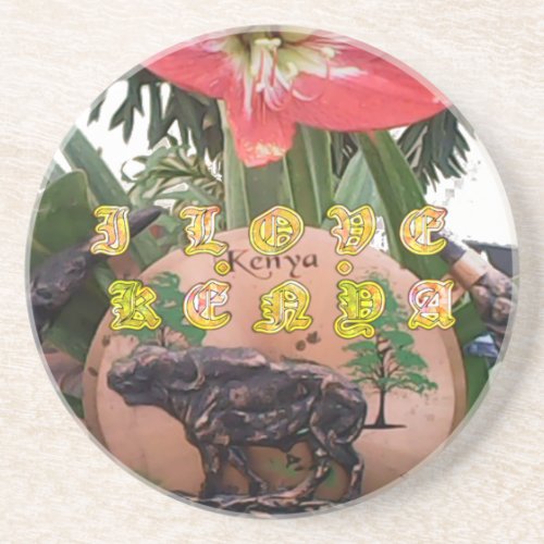 I Love kenya Hakuna Matata gifts Coaster