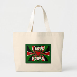 I Love Kenya Hakuna Matata Gifts Large Tote Bag