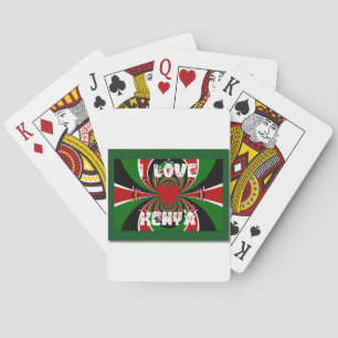 I Love Kenya Hakuna Matata Gifts Poker Cards