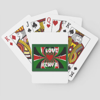 I Love Kenya Hakuna Matata Gifts Poker Cards