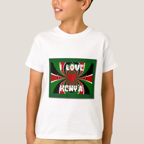I Love Kenya Hakuna Matata Gifts T_Shirt