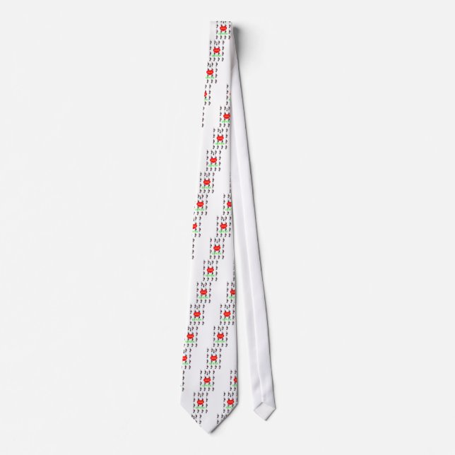 I Love Kenya Maasai Art Print Tie (Front)