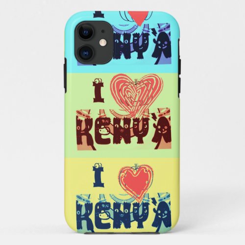 I love Kenyapng iPhone 11 Case