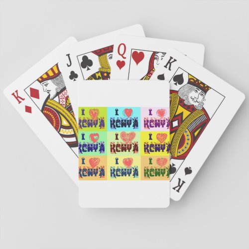 I love Kenyapng Playing Cards