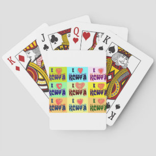 I love Kenya.png Poker Cards