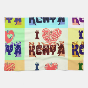 I love Kenya.png Towel