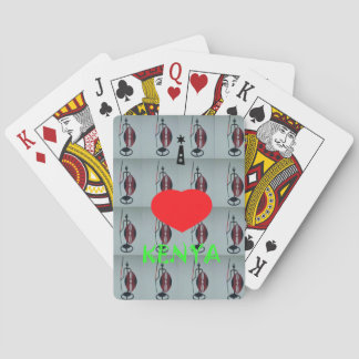 I Love Kenya Poker Cards