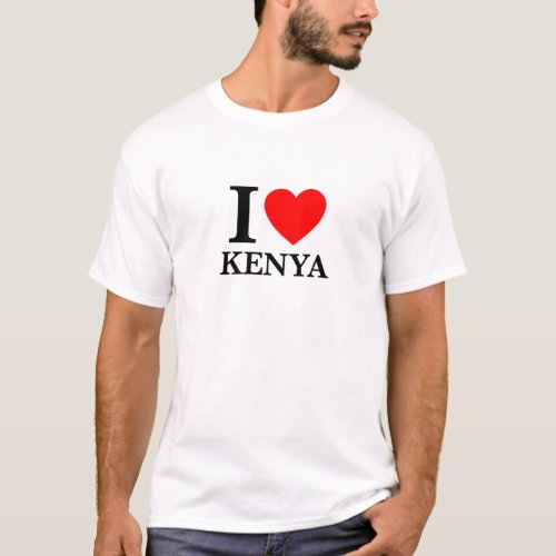 I Love Kenya T_Shirt