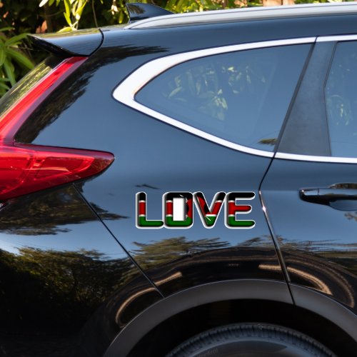 I love Kenya with Compassion Sticker