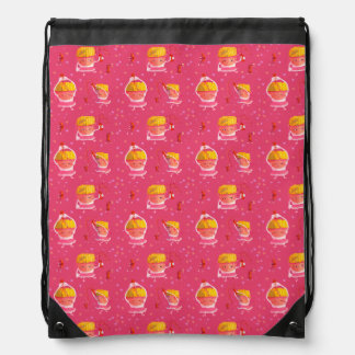 I love ketchup drawstring bag