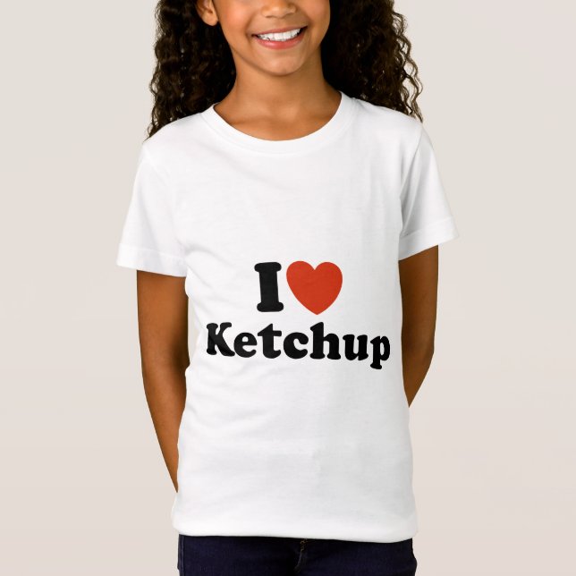 I Love Ketchup T-Shirt (Front)