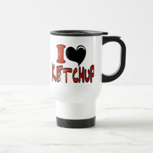 I Love Ketchup Travel Mug