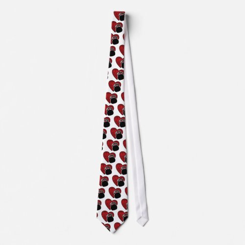 I LOVE KETTLEBELL DESIGN TIE