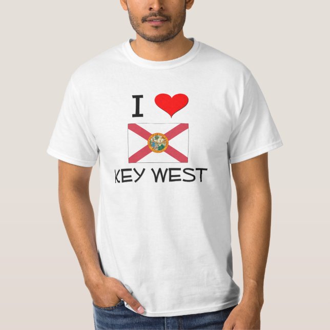 I Love KEY WEST Florida T-Shirt (Front)
