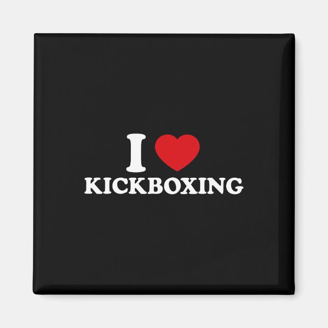 I Love Kickboxing _1  Magnet (Front)