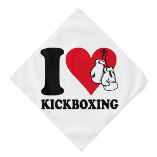 I love kickboxing bandana