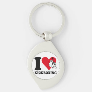 I love kickboxing keychain