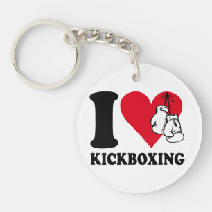 I love kickboxing keychain