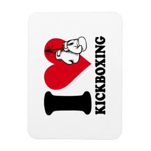 I love kickboxing magnet