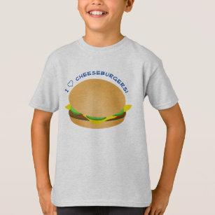 I Love Kiddie Cheeseburgers T-Shirt