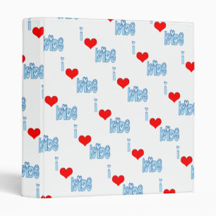 I Love Kids Binder