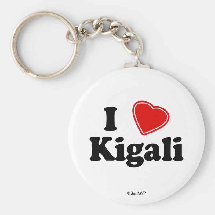 I Love Kigali Key Chain