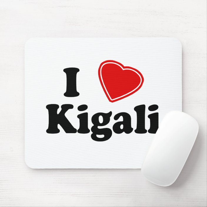 I Love Kigali Mouse Pad