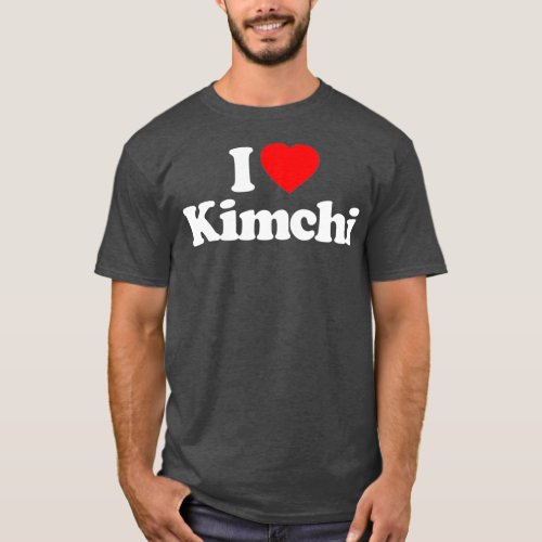 I Love Kimchi Heart Funny T_Shirt
