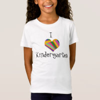 I love Kindergarten Girls' T-Shirt