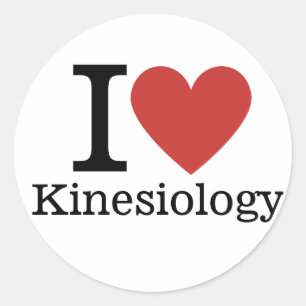 I ❤️ Love Kinesiology for Students/Faculty Classic Round Sticker