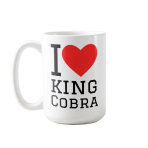 I love king cobra coffee mug