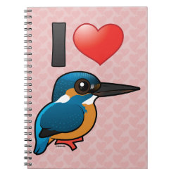 I Love Kingfishers Photo Notebook (6.5