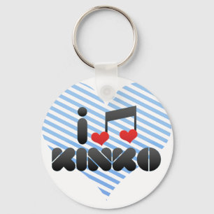 I Love Kinko Keychain
