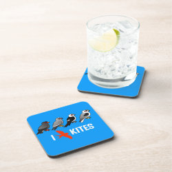 I Love Kites Beverage Coaster