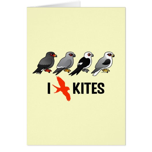 I Love Kites Cards (Front)