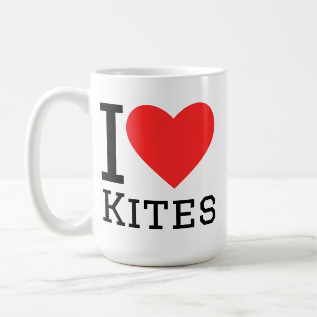 I love kites coffee mug (Left)
