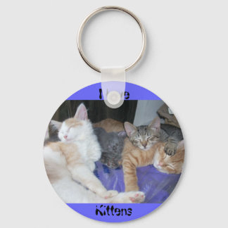 I Love Kittens Keychain