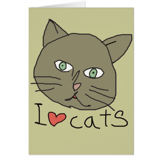 I love kitty cards (Front)