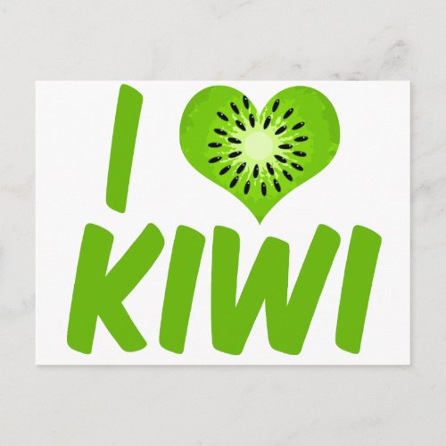 I Love Kiwi Postcard